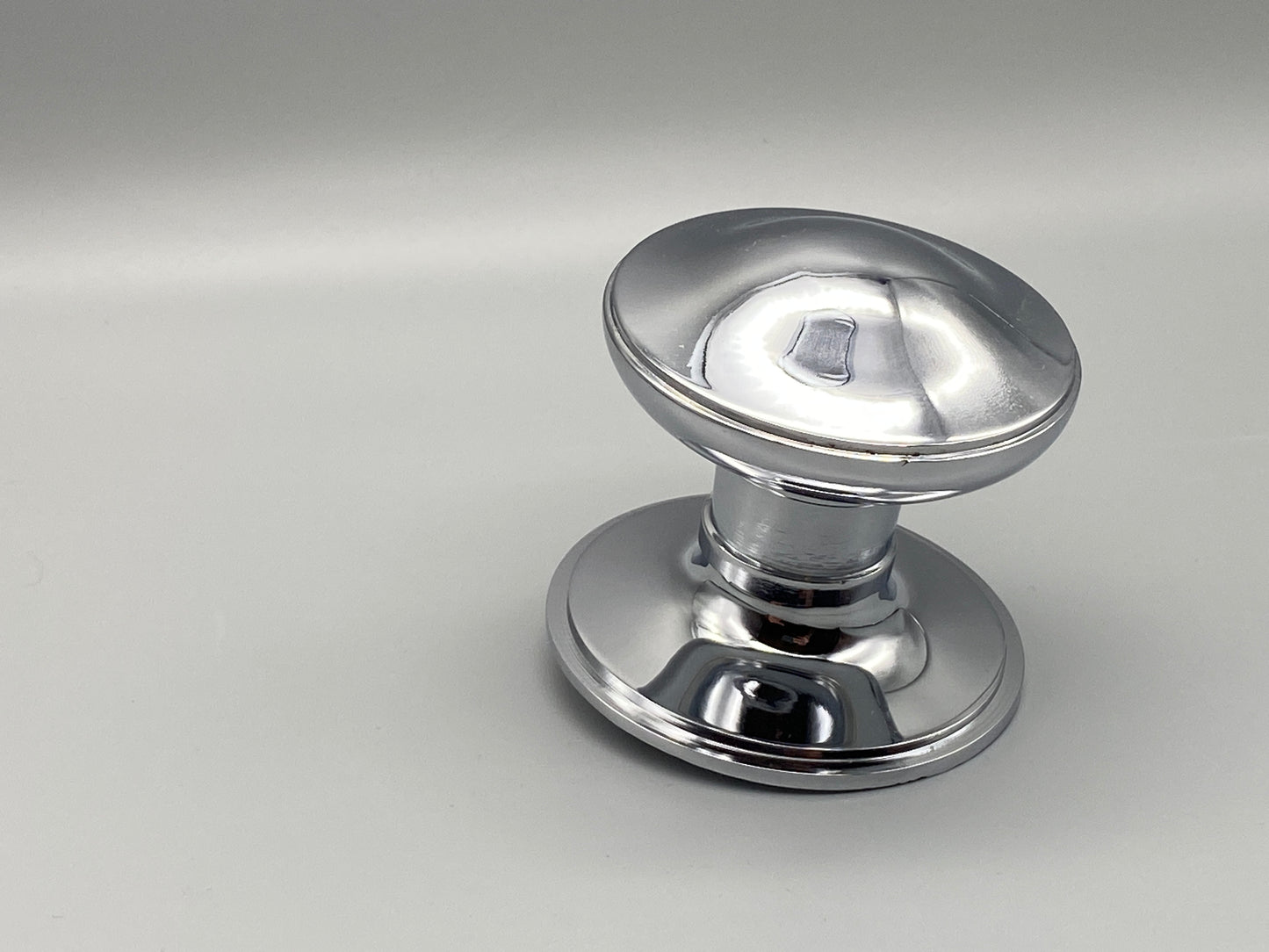 Solid Chrome Main Door Centre Knob - 75mm Diameter