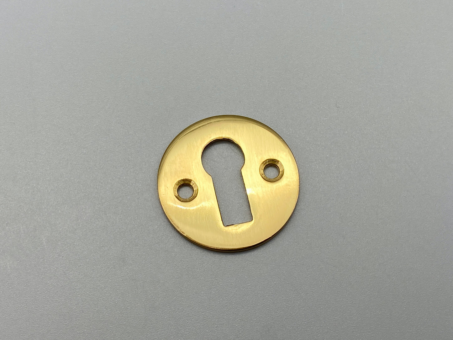 Solid Brass Flat Open Escutcheons - 35mm