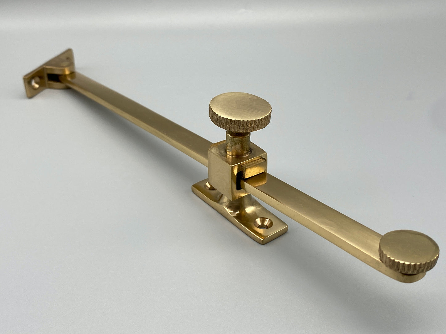 Solid Brass Sliding Locking Window Casement Stay - 250mm