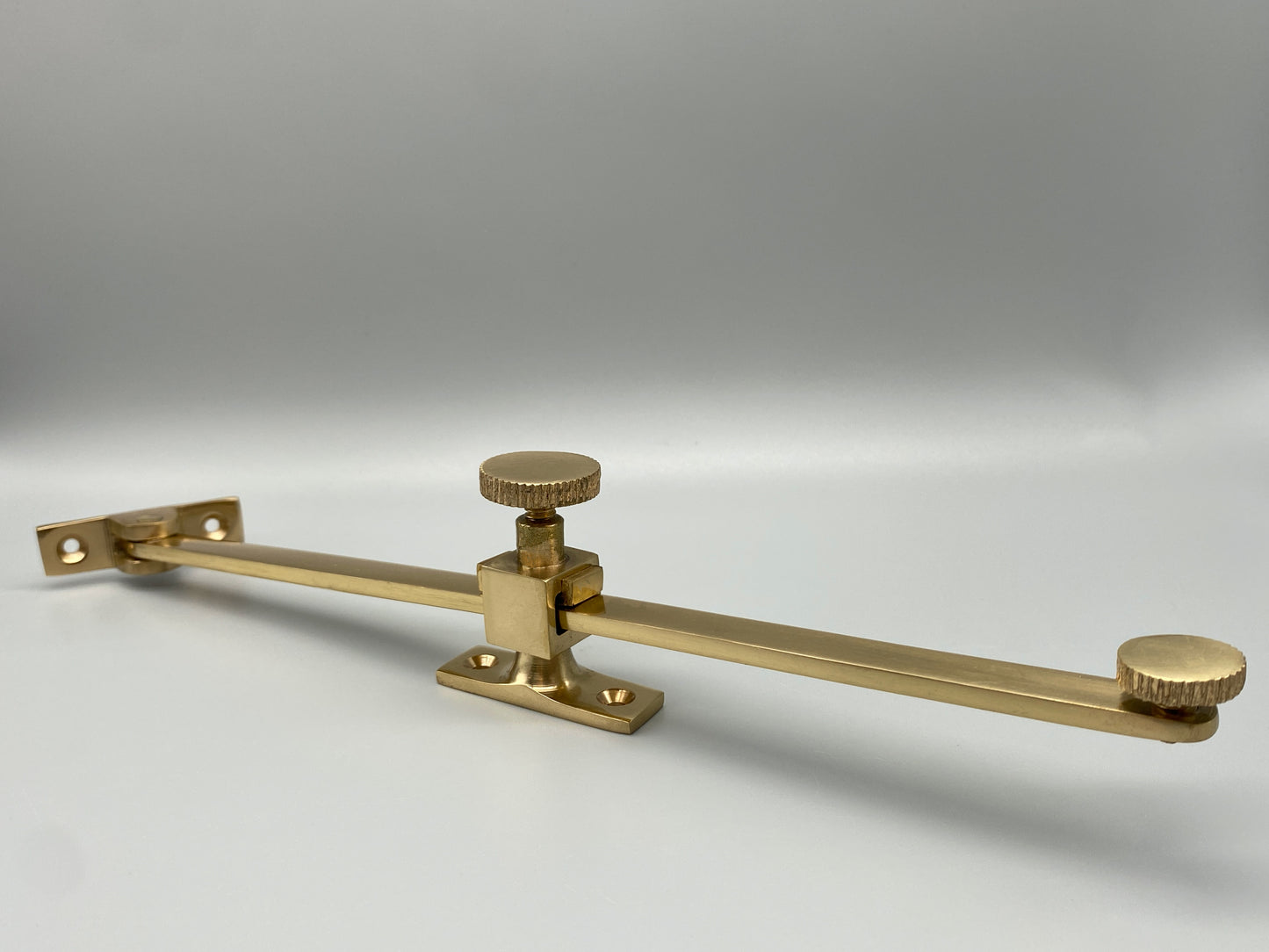 Solid Brass Sliding Locking Window Casement Stay - 250mm