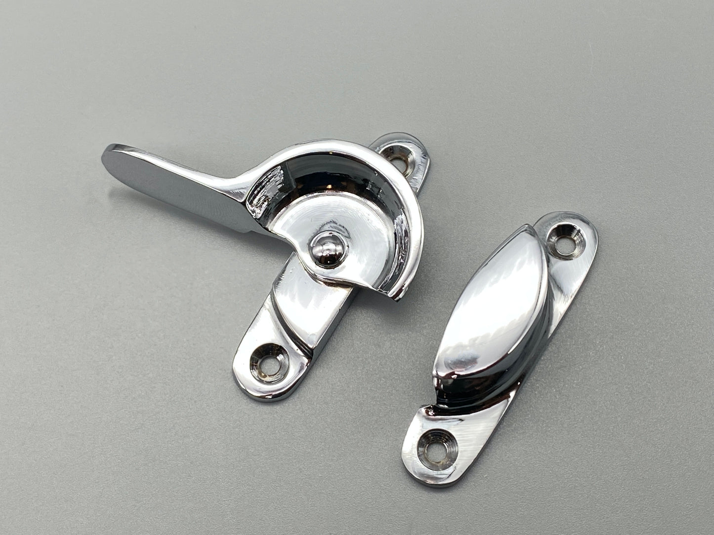 Chrome on Brass Sash Window Swivel Locks - Fitch Fastener 65mm - Pack of 1