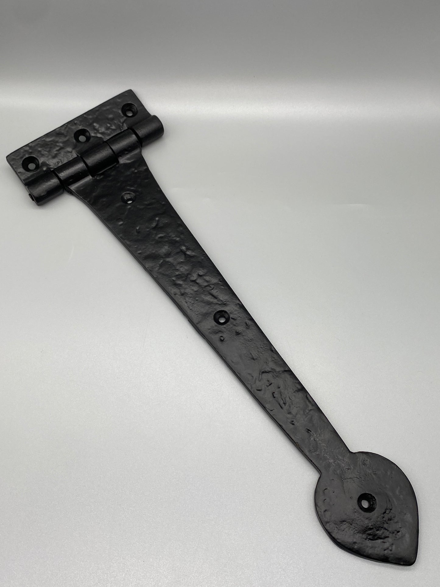 Pair of Antiqued Black Hinges - Heavy 1100g each - 300mm