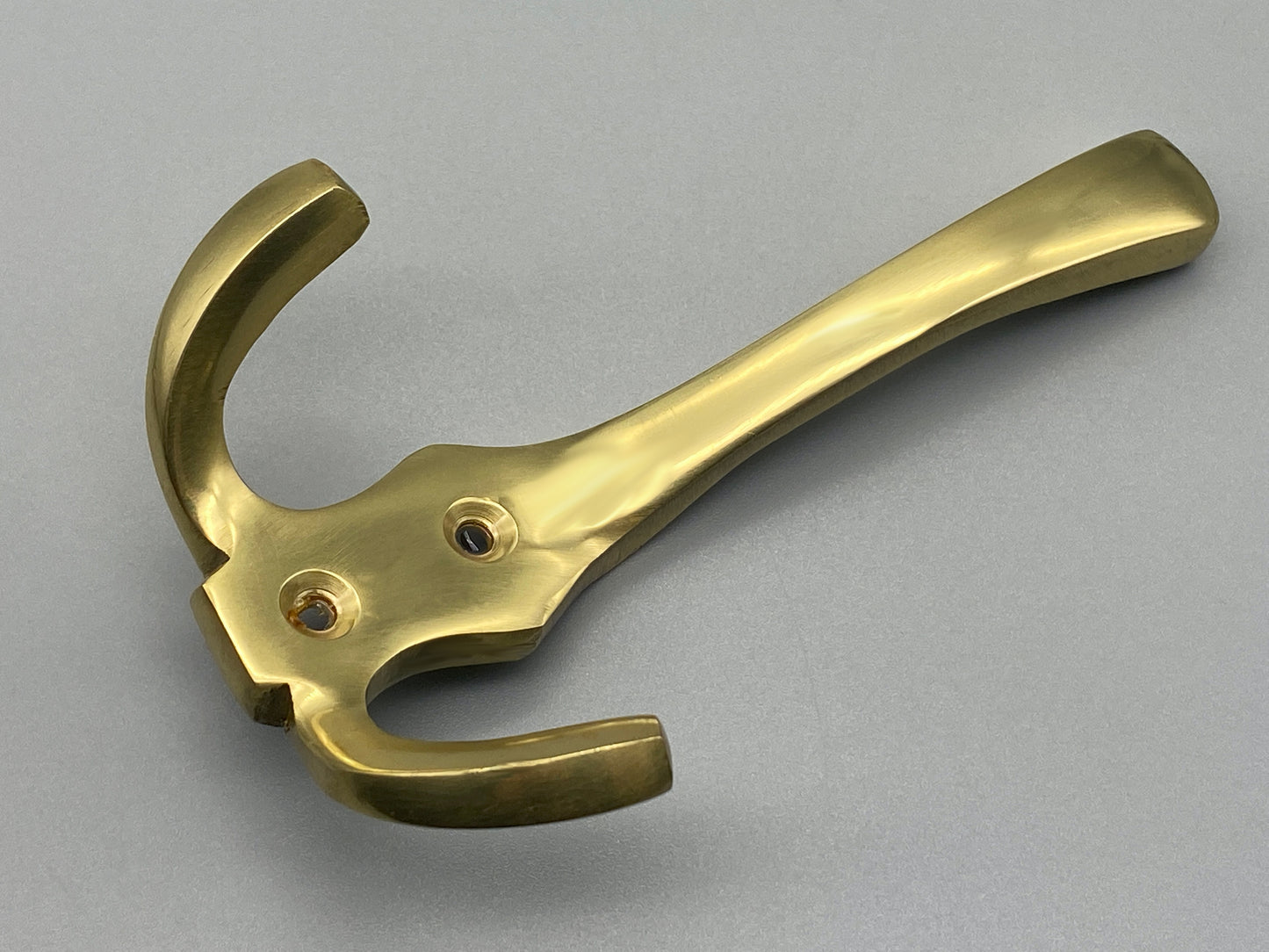 Solid Brass Triple Metal Black Hooks - Brass Metal Hooks - Pack of 1