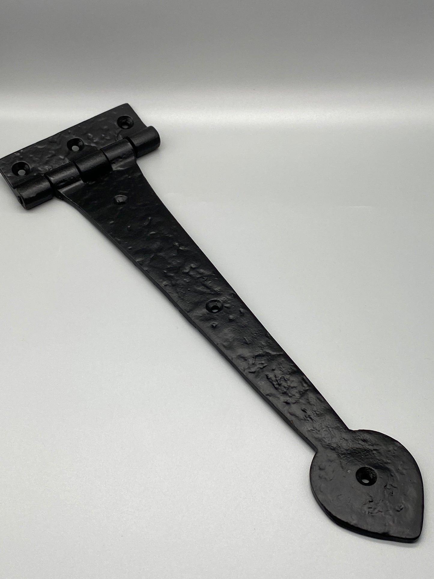 Pair of Antiqued Black Hinges - Heavy 1100g each - 300mm