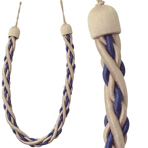 Pair of Twisted Montpelier Tie Back Ropes - 920mm
