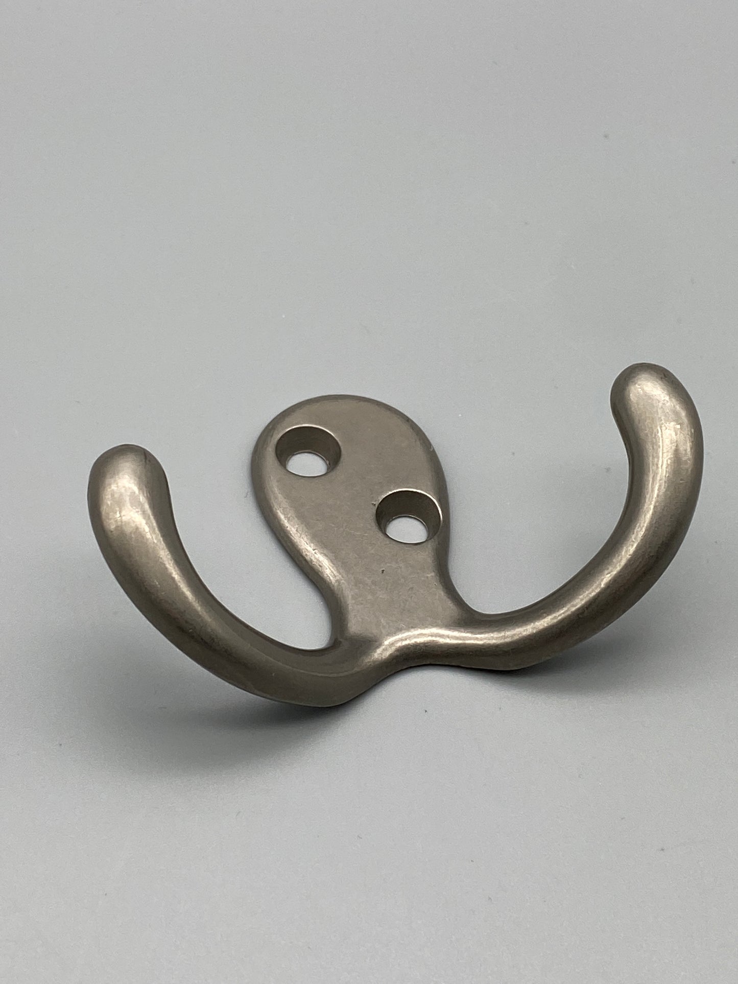 Twin Robe Hooks - Solid Metal - Various Finishings