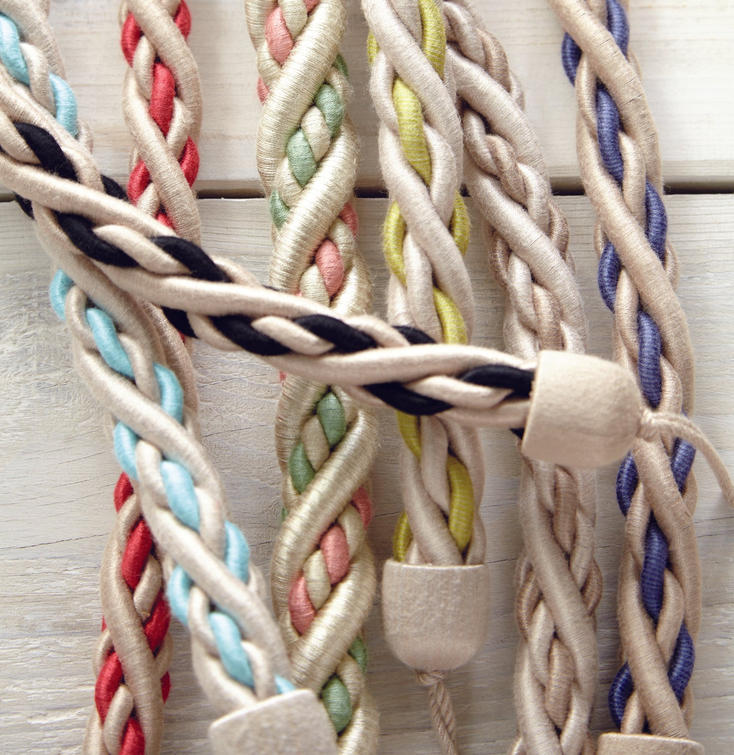 Pair of Twisted Montpelier Tie Back Ropes - 920mm
