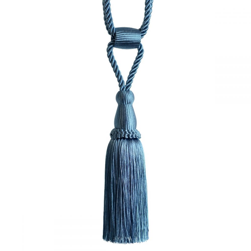 Pair of Classic Oxford Tie Back Tassels - 720mm - Polycotton - 16 Colour Options