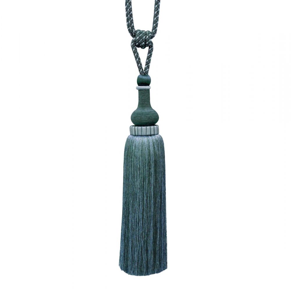 Pair of Clayton Tie Back Pompom - 850mm - 5 Colour Variations