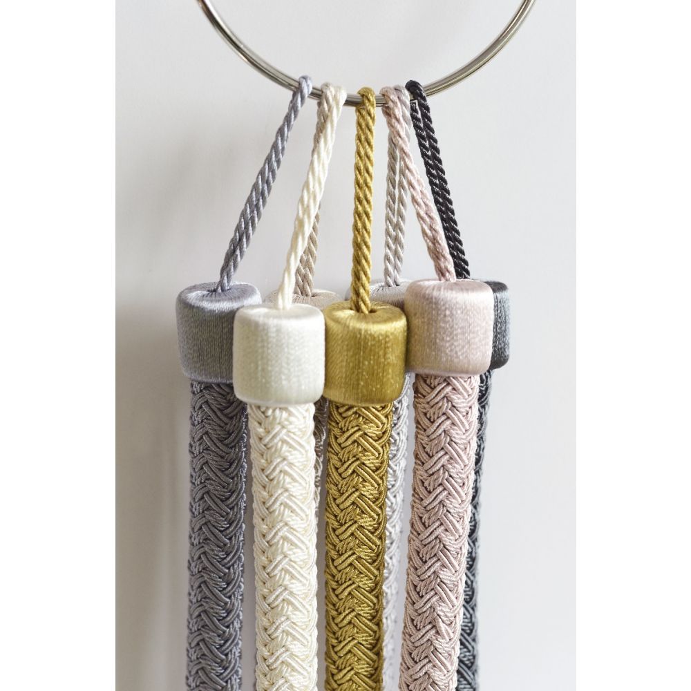Pair of Braided Knightsbridge Tie Back Ropes - 870mm Long