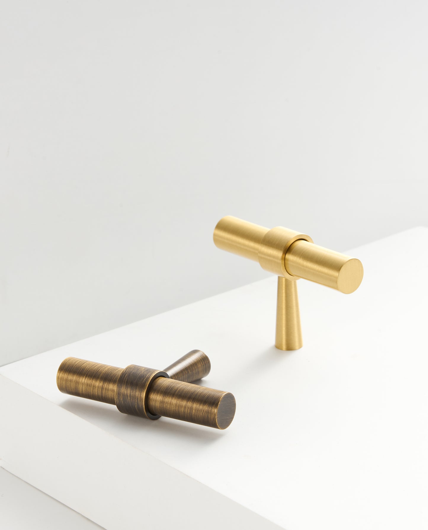 Solid Brass T-Handles and T-Knobs – Solid Brass in Brushed & Antique Finishes