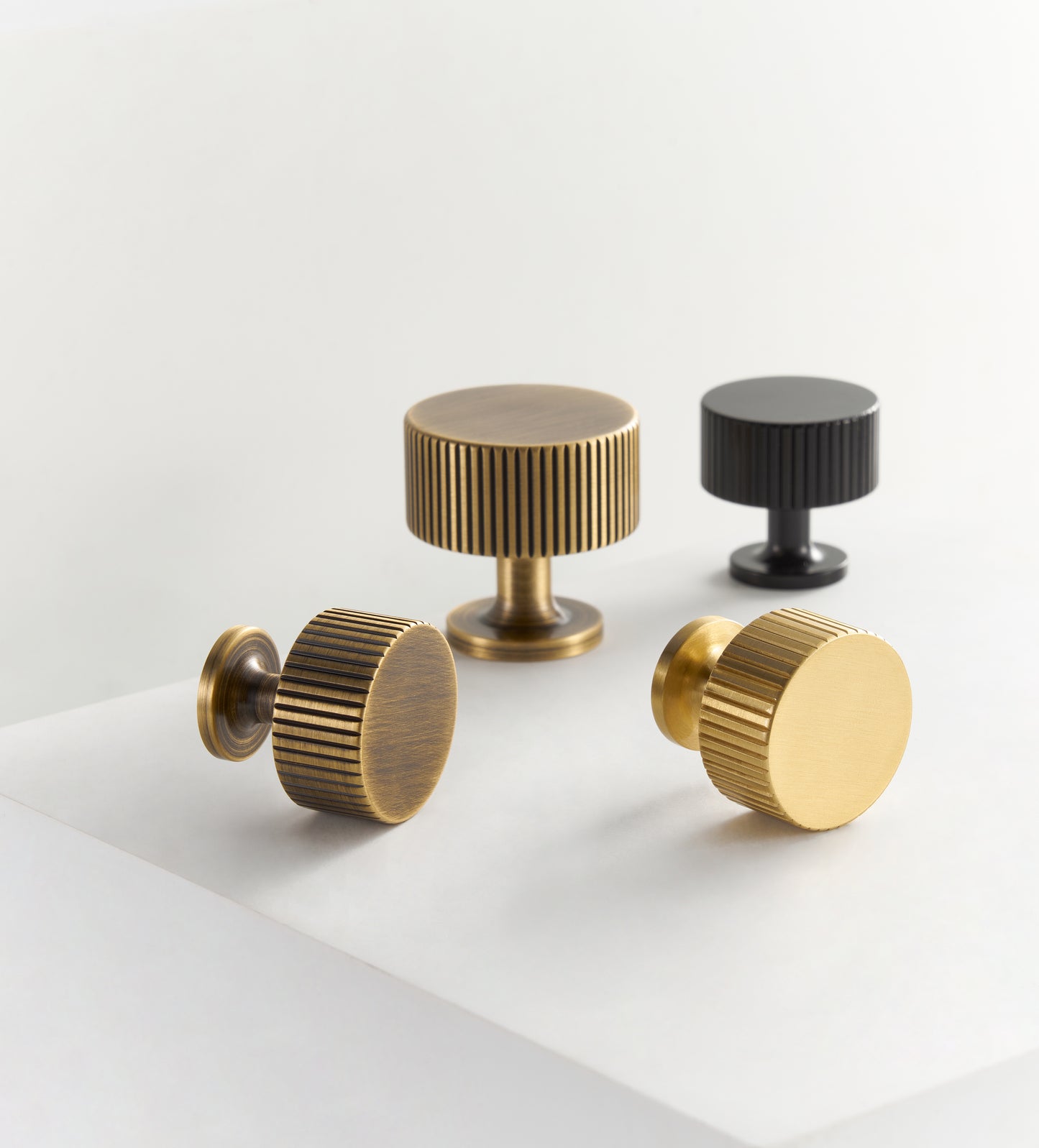 Luxury Solid Brass Cabinet Handle Collection - Hamptons