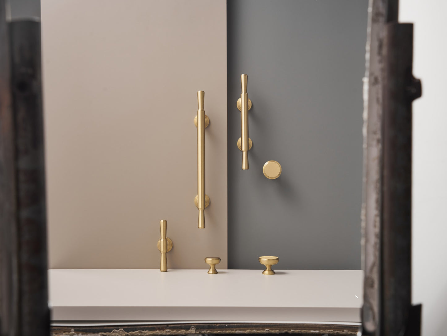 Solid Brass Cabinet Handle Collection - Lemington