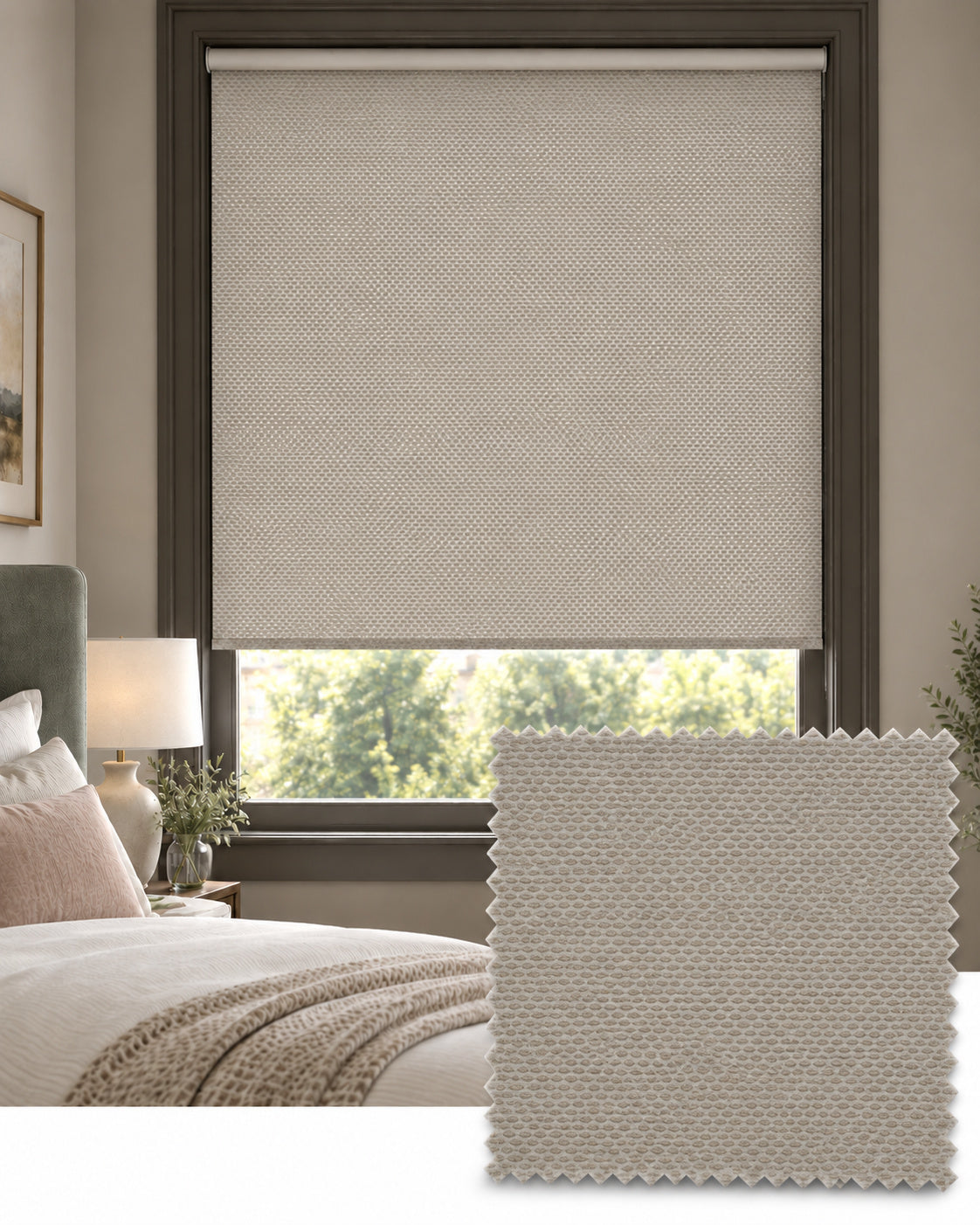 Nimbus Mist Light Filtering Roller Blind, Made to Measure - Delivery in 2-3 Weeks