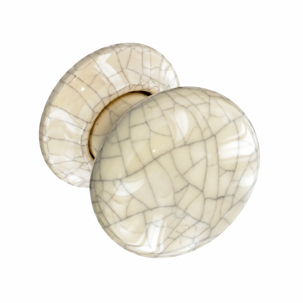 2x Ceramic Door Knobs - 60mm Pair - Choice of Four Designs