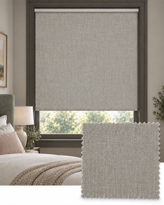 Maine Truffle Roller Blind, Made to Measure