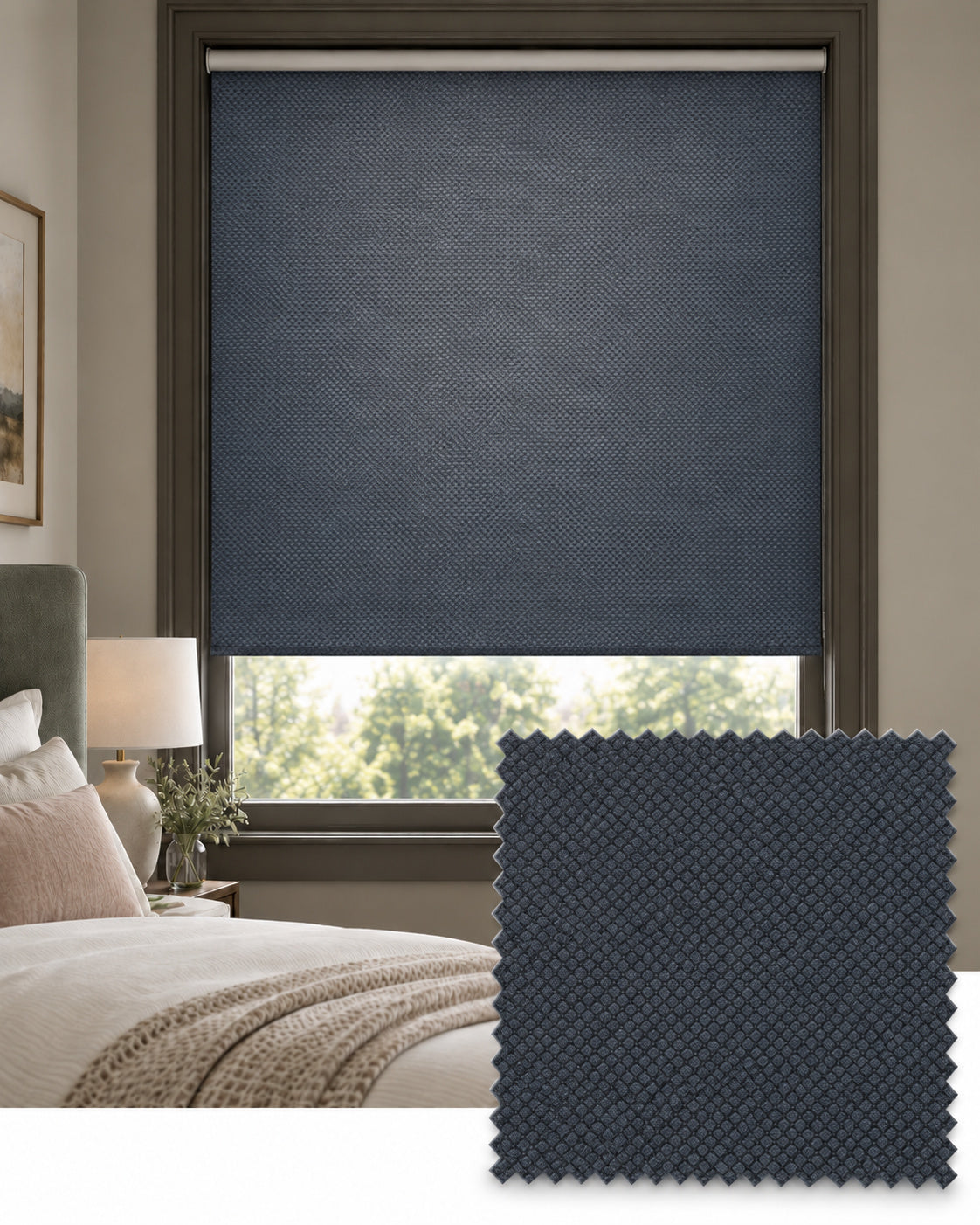 Nimbus Storm Light Filtering Roller Blind, Made to Measure - Delivery in 2-3 Weeks