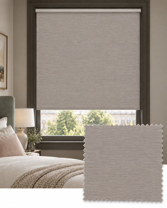 Topaz Blush Roller Blind, Made to Measure