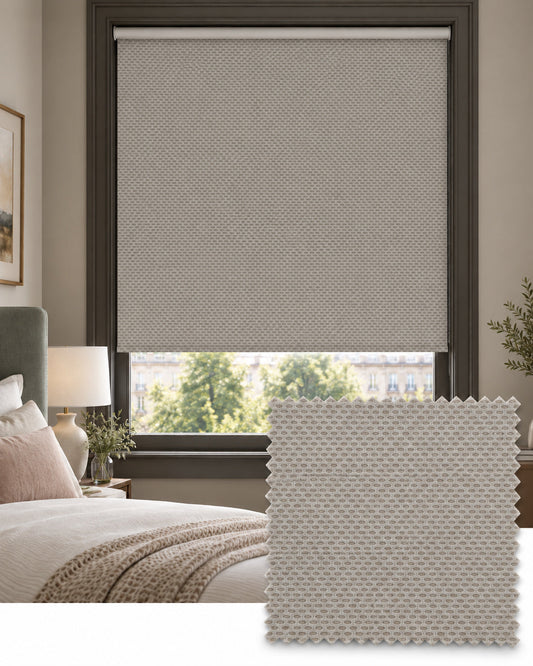 Nimbus Mist Blackout Roller Blind, Made to Measure