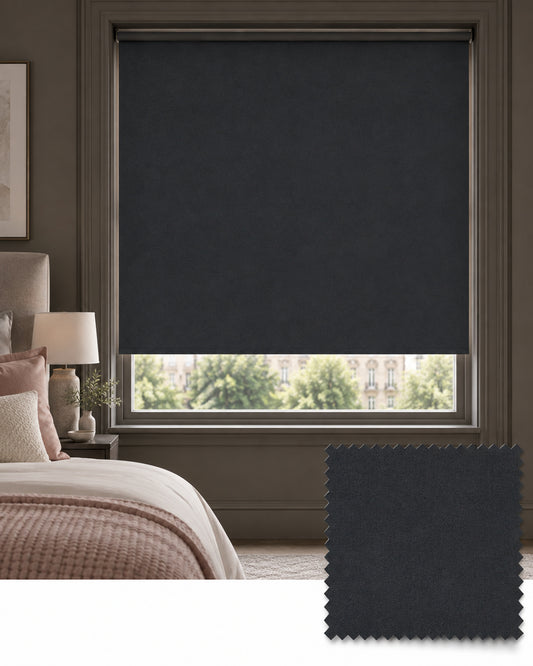 Colourtex Granite Blackout Roller Blind, Made to Measure