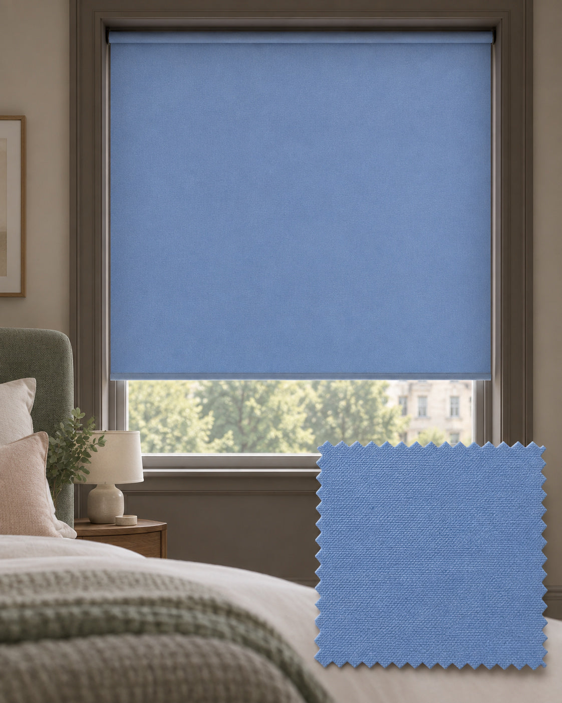 Carnival Cornflower Roller Blind, Made to Measure