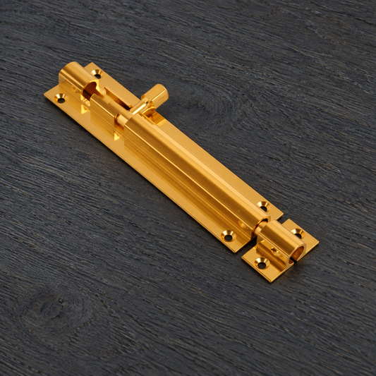 Straight Brass Barrel Bolts - Length and Width Options