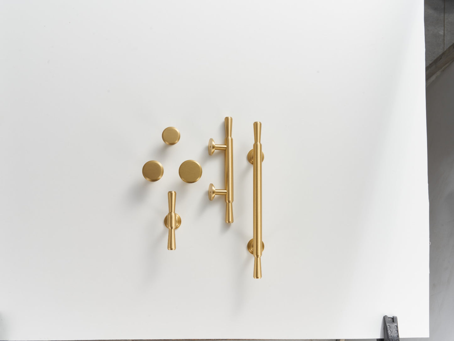 Solid Brass Cabinet Handle Collection - Lemington