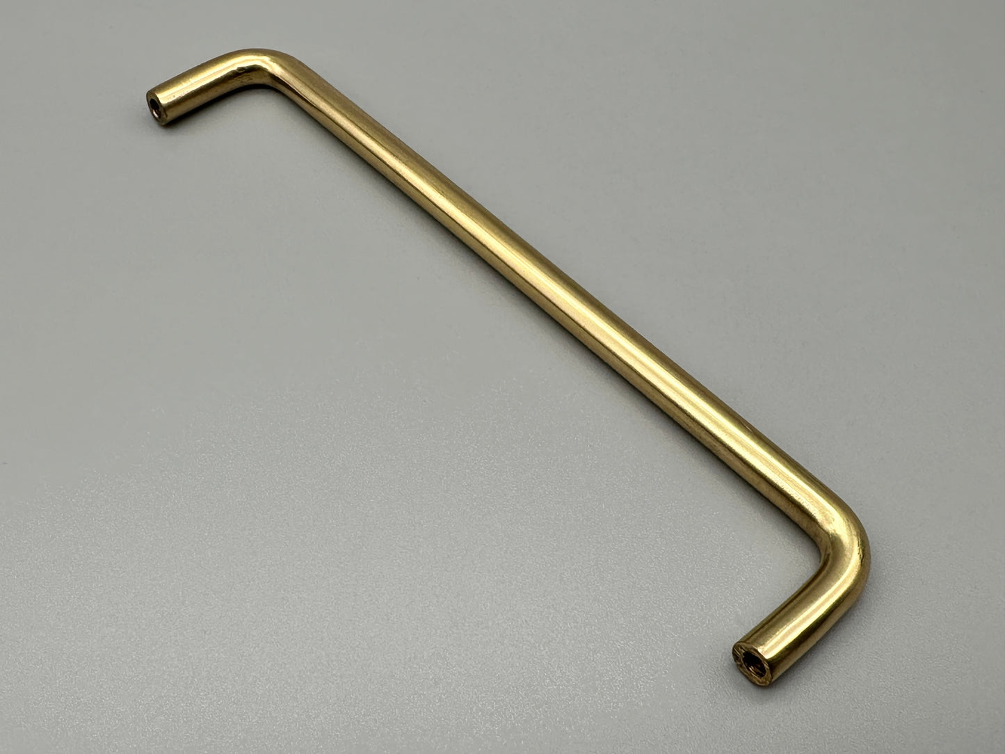 Minimal Solid Brass Pull Handles - Rear Fix - 100mm & 150mm - Pack of 1