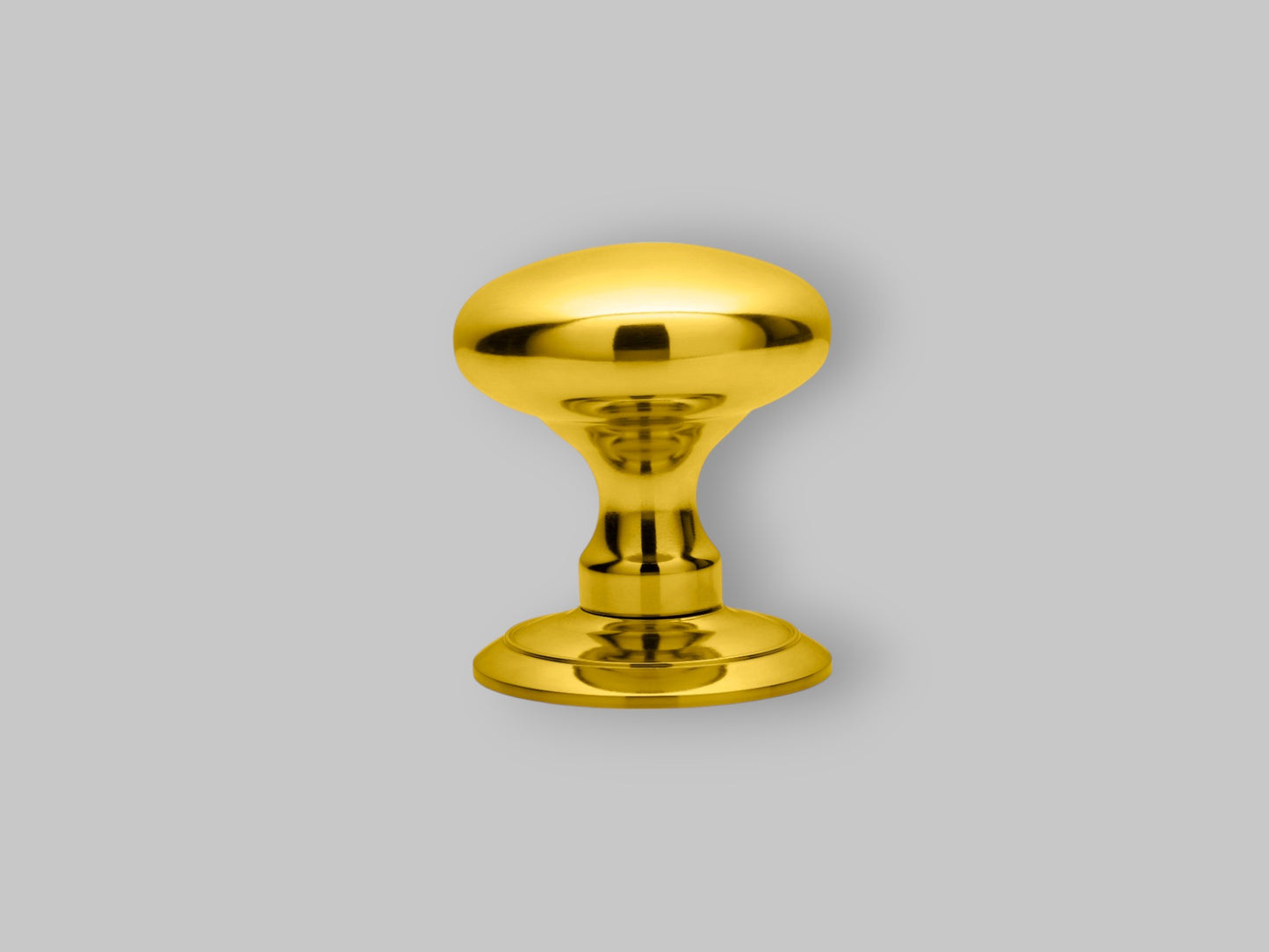 Ice Large Mortice Knob – Polished Brass – 65mm