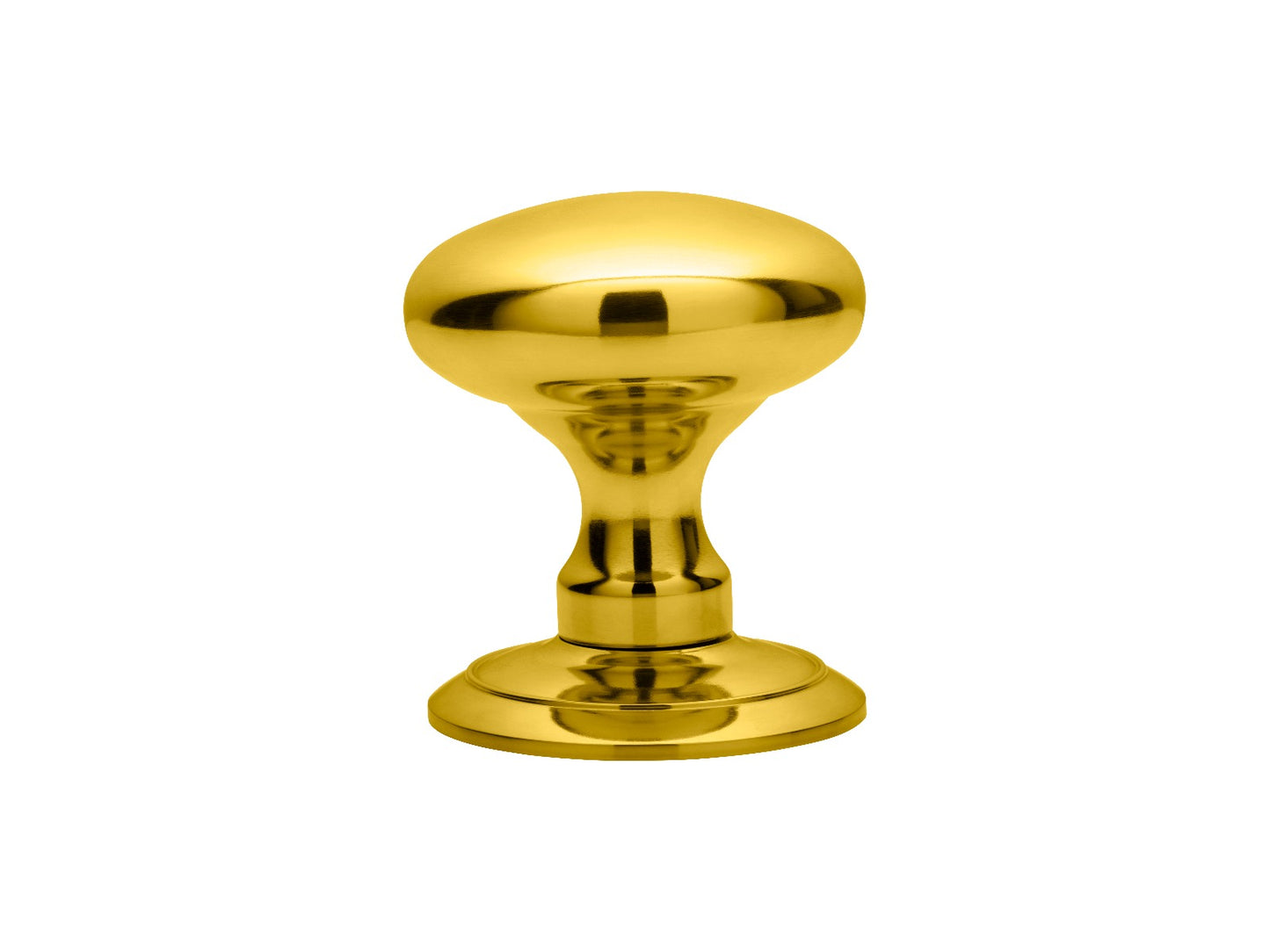 Ice Large Mortice Knob – Polished Brass – 65mm