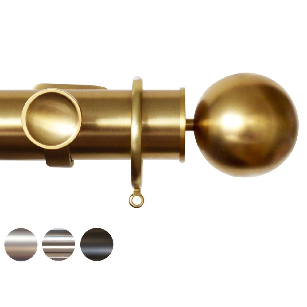 Franklin Contemporary Metal Curtain Poles - 50mm