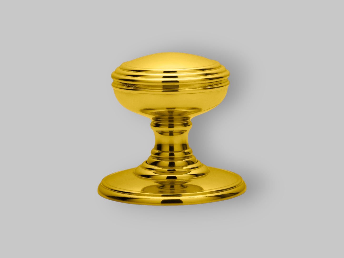 Delamain Plain Knob – Polished Brass – 70mm