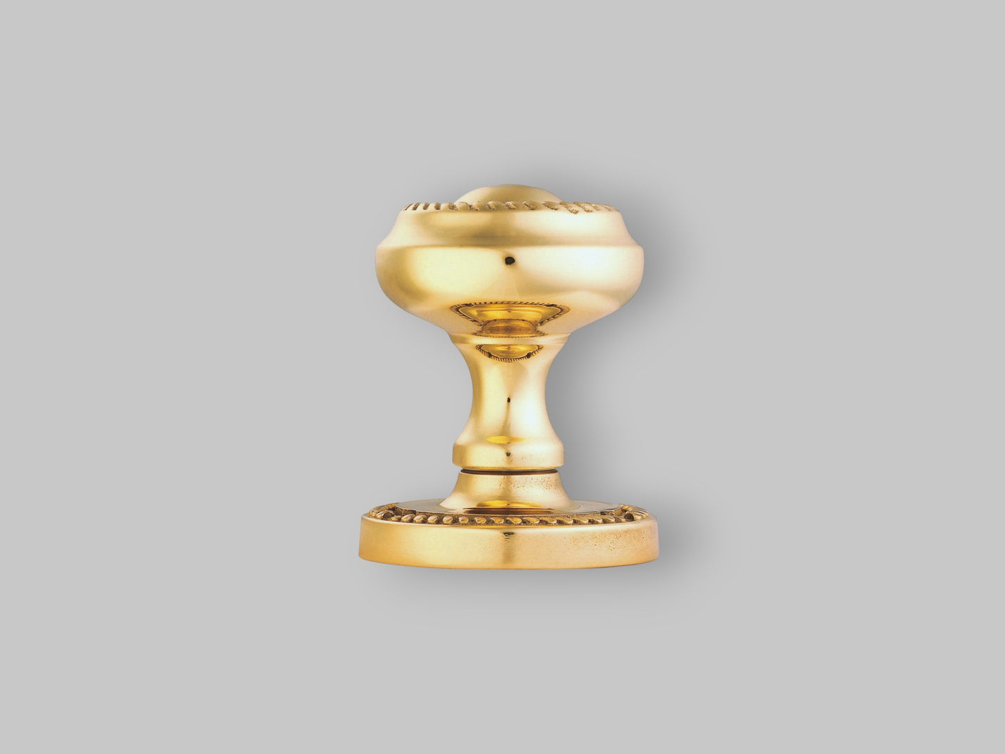 Georgian Mortice Knob Furniture – Polished Brass – 60mm