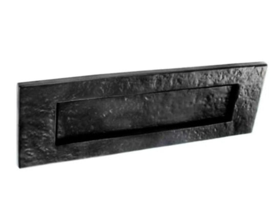 Antique Black Letter Plate - Forged Black Heavy Plate - 250mm