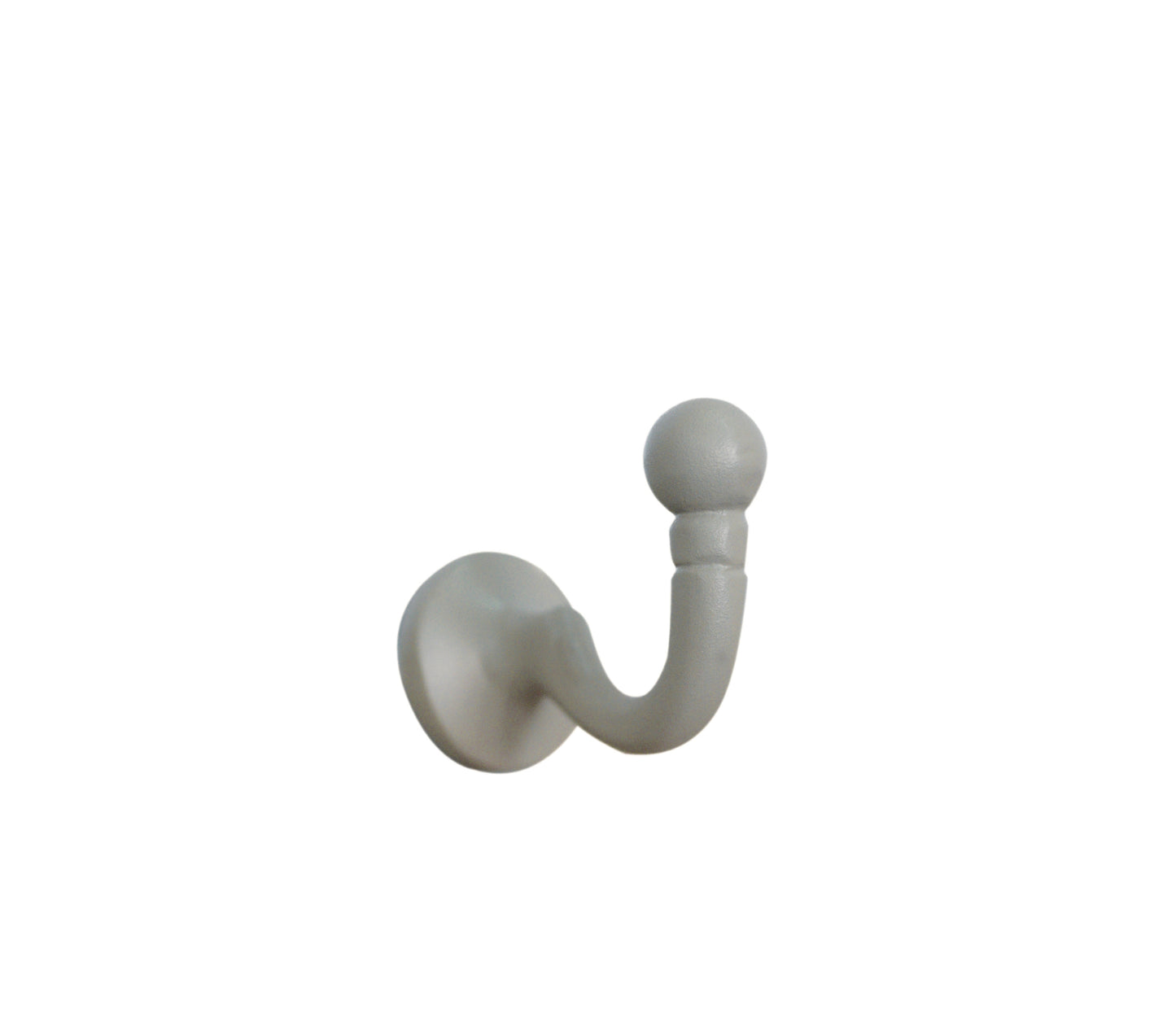 Pair of Ball End Tie - Back Hooks - Solid Screw Fixed Metal Hooks - Various Colour Finishings