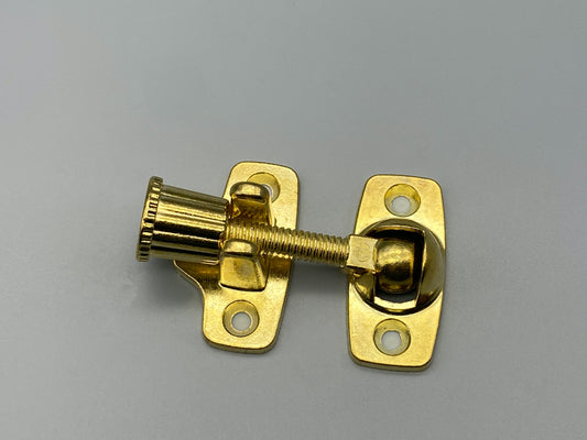 Sash Window Fastener Brass Plated - Pack of 1