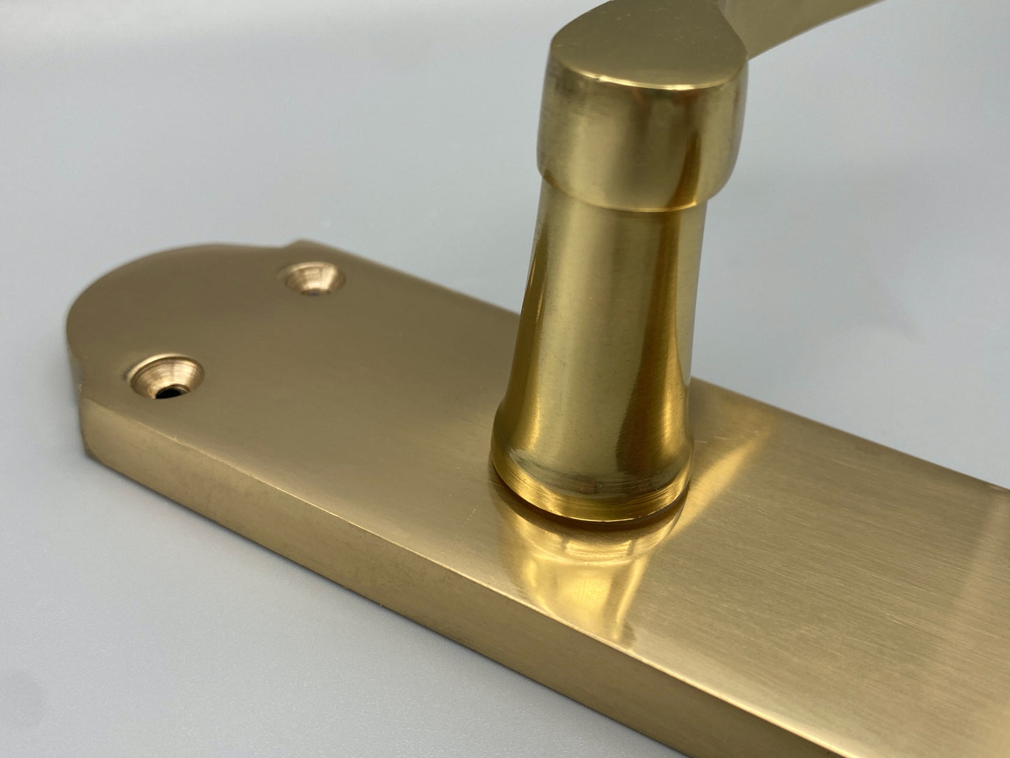 Solid Brass Victorian Style Door Lever Handles - 200mm
