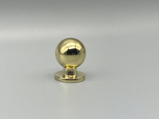 Polished Ball Knobs 25mm - Brass Polished - Pack of 1