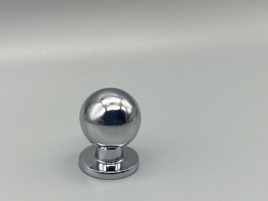 Chrome Ball Knobs 25mm - Chrome - Pack of 1