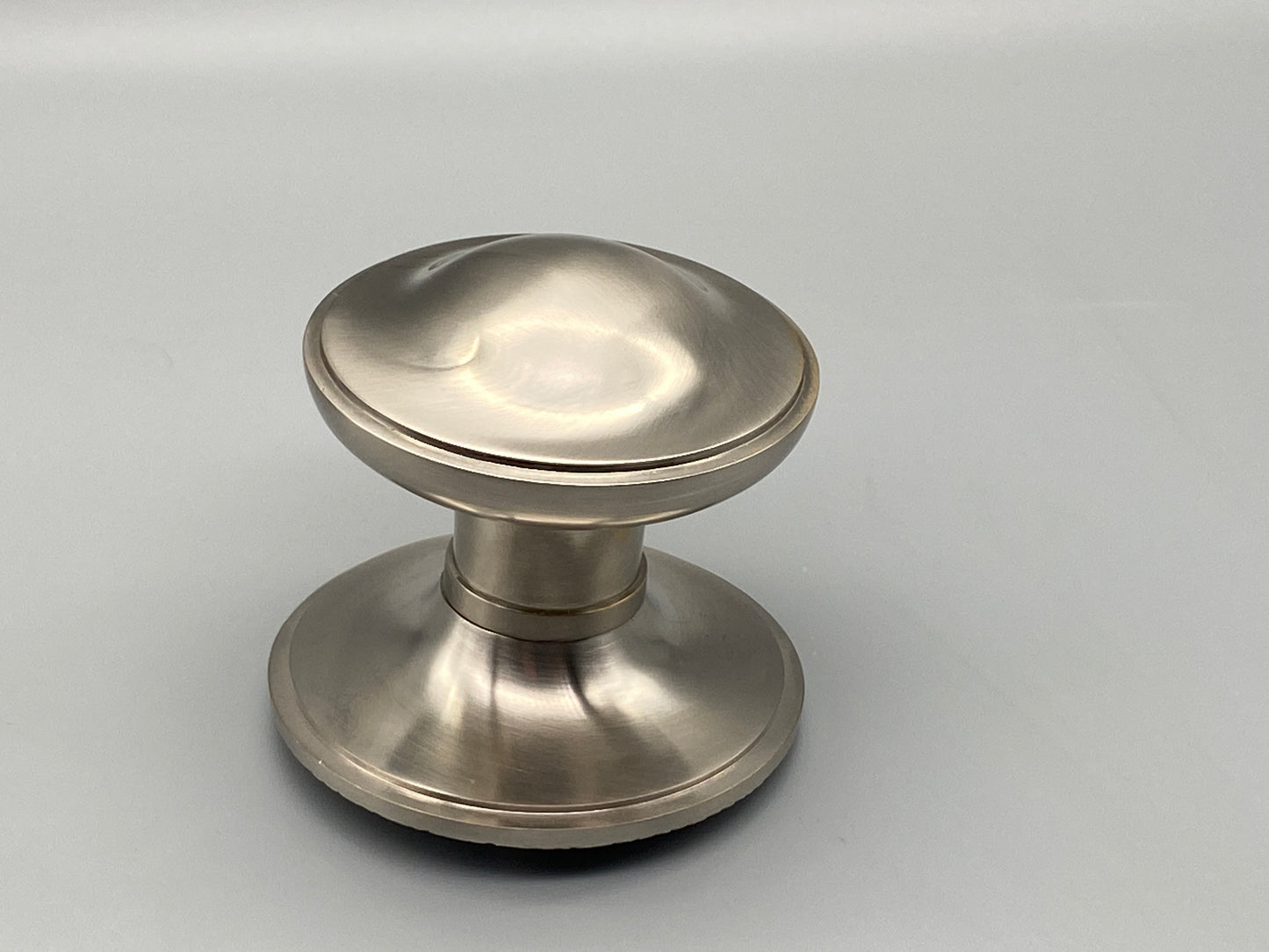 Brushed Silver Main Door Centre Knob - 75mm Diameter