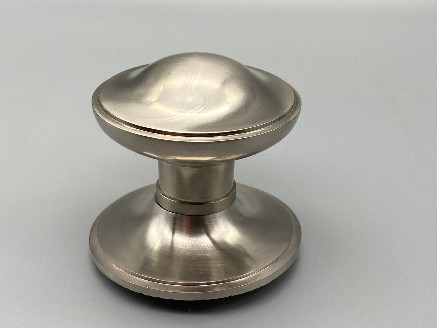 Brushed Silver Main Door Centre Knob - 75mm Diameter