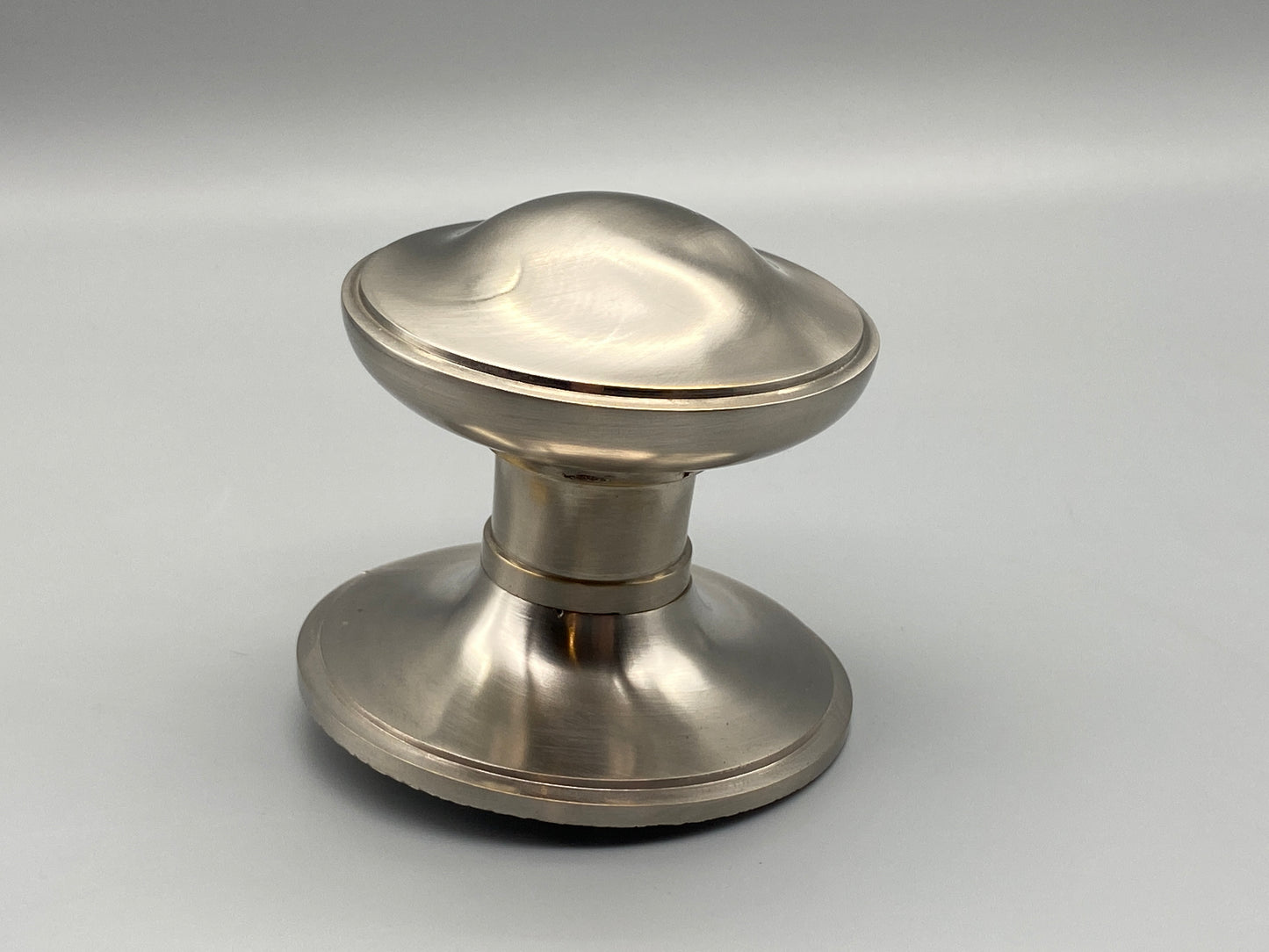 Brushed Silver Main Door Centre Knob - 75mm Diameter