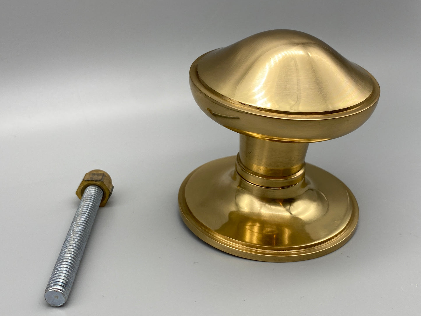 Solid Brass Main Door Centre Knob - 75mm Diameter