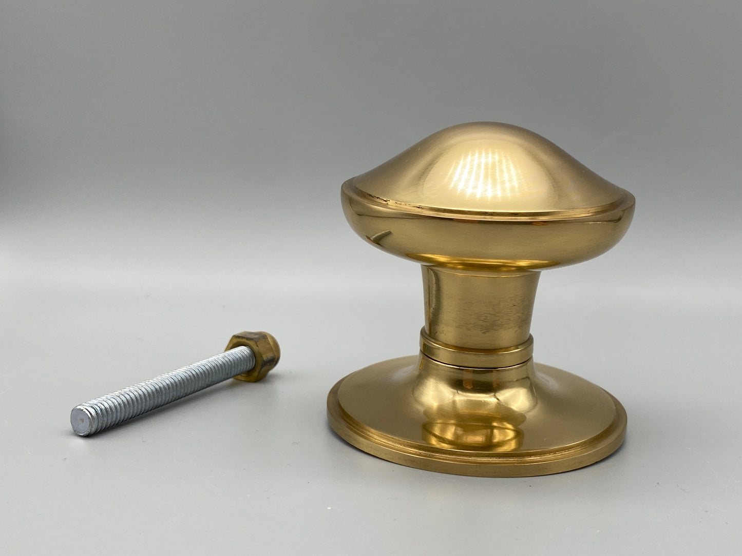 Solid Brass Main Door Centre Knob - 75mm Diameter