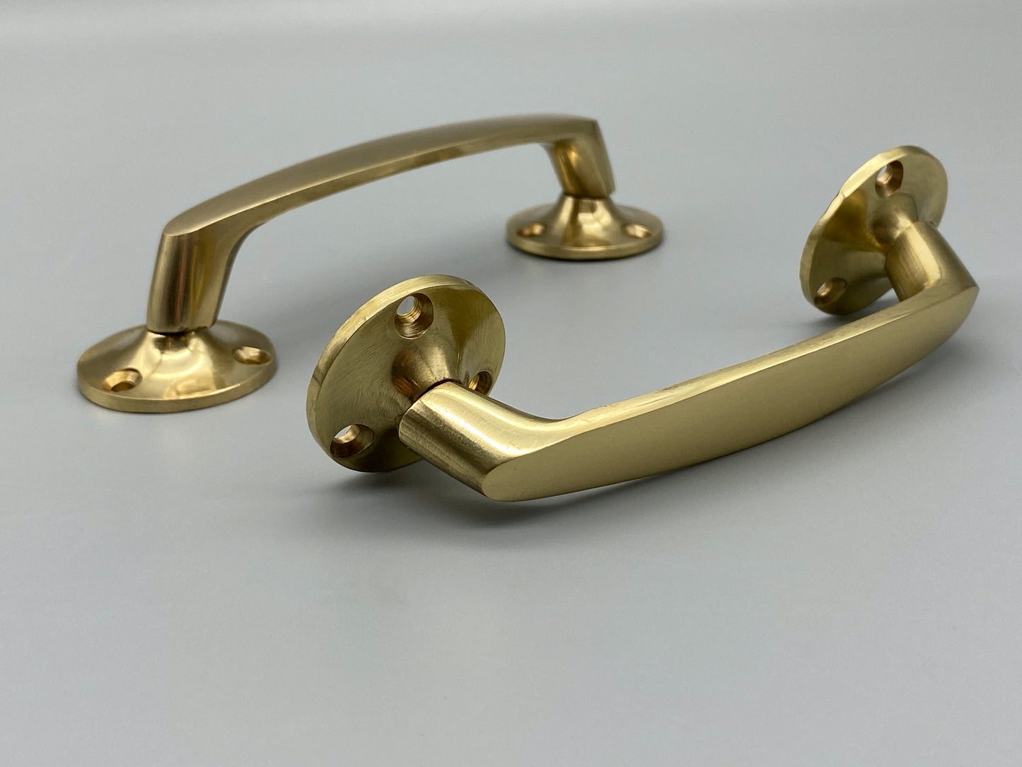 Solid Brass Victorian Handles - Front Fix - 125mm - Pack of 1