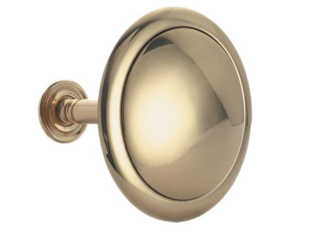 Pair of Belgravia Wall Pins 85mm Diameter - Available in Brass & Chrome