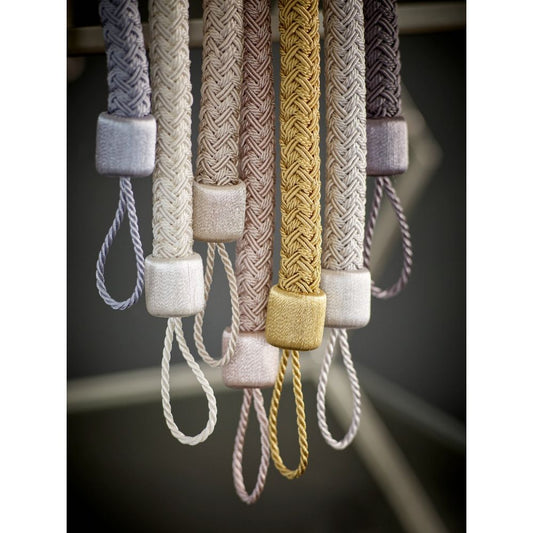 Pair of Braided Knightsbridge Tie Back Ropes - 870mm Long